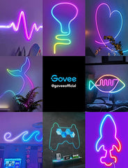 Govee Neon Rope Lights, RGBIC Rope Lights